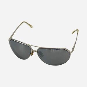 DYCE Men's Aviator Sunglasses Silver Metal Frame Gray Tinted Lens DYVS 524058C